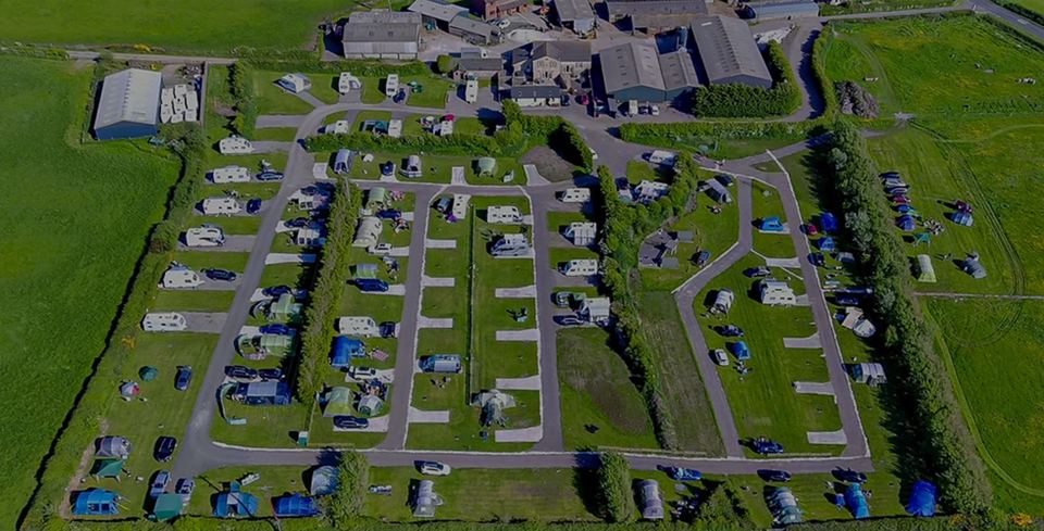 Aerial view of the pitches