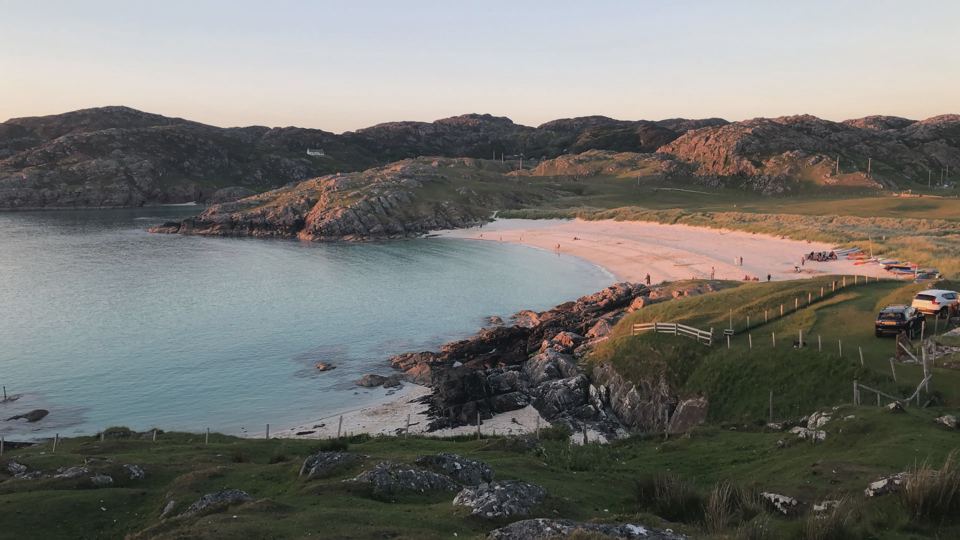 Achmelvich beach from the headland