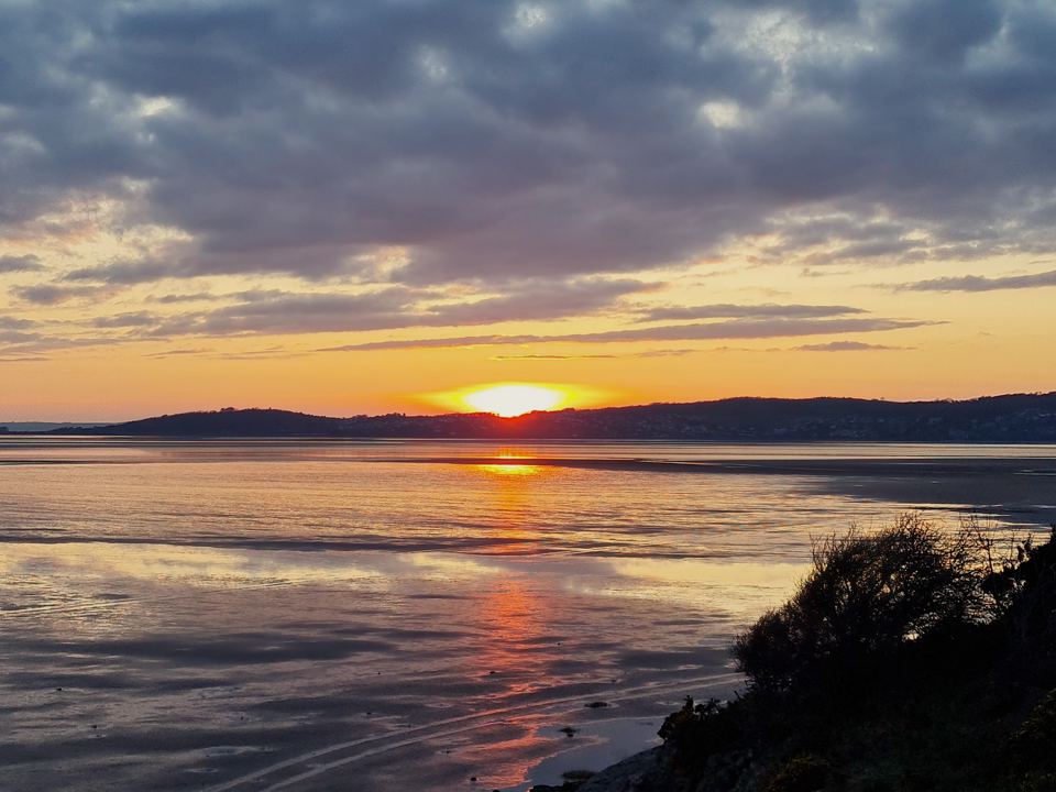 Sunset over the estuary