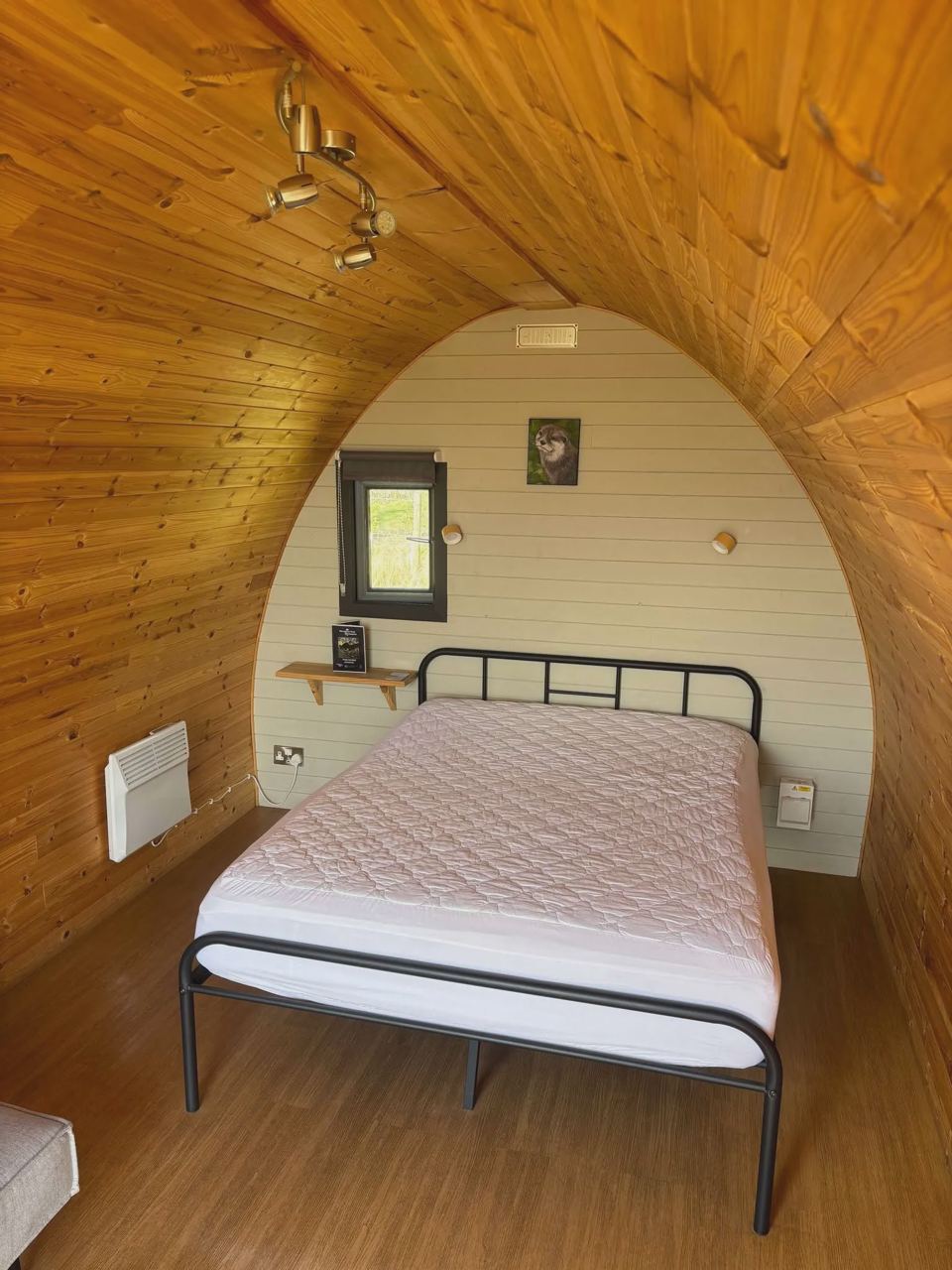 Bed inside a pod