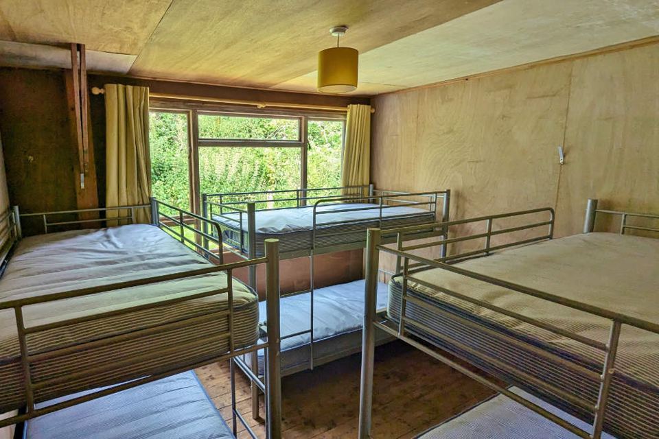 Bunk room at The Hut