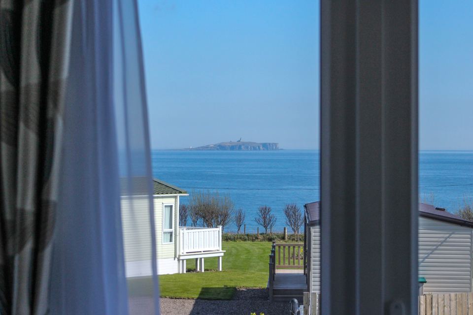 Sea view from a holiday home