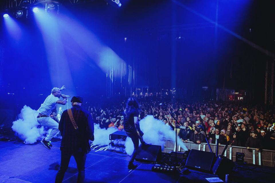 Live music stage