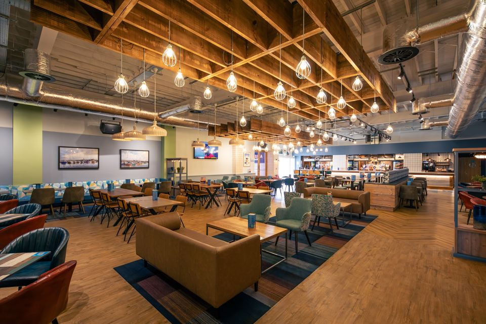 New restaurant interior
