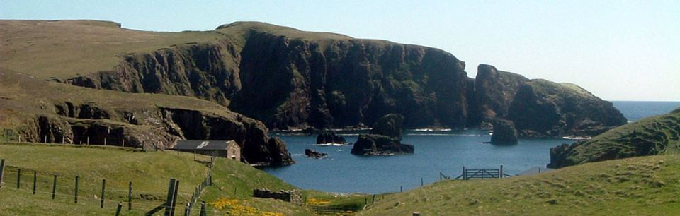 Cliffs and inlet nearby