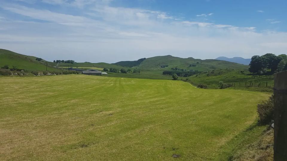 Field looking to the hills