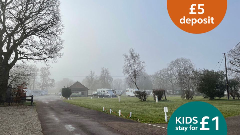 Site in morning mist