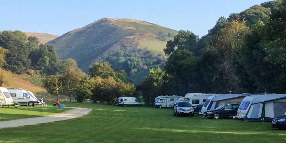 Caravans below the hill