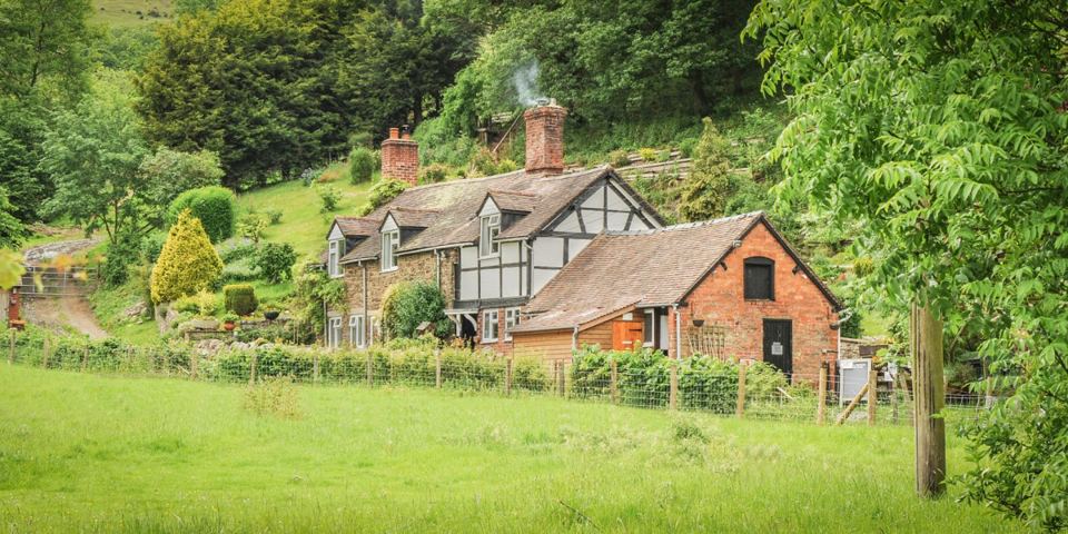 Cottage at the campsite edge