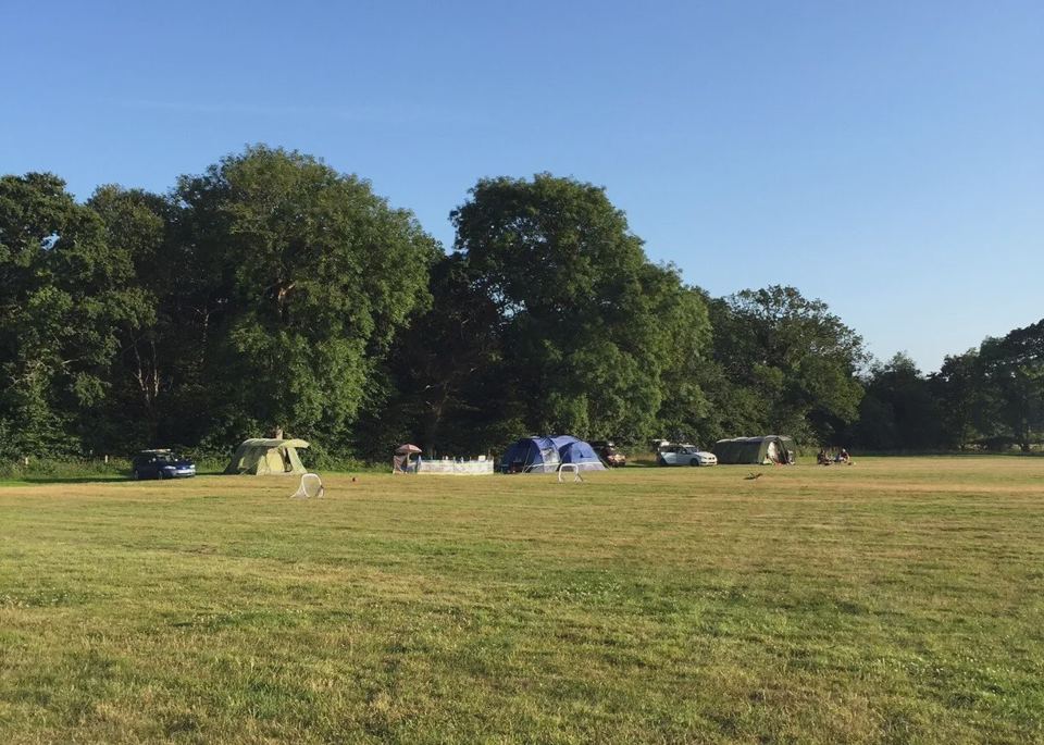 Tents in the field