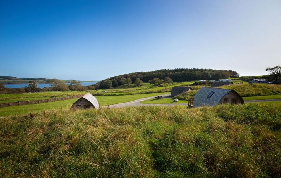 Wigwams above the bay