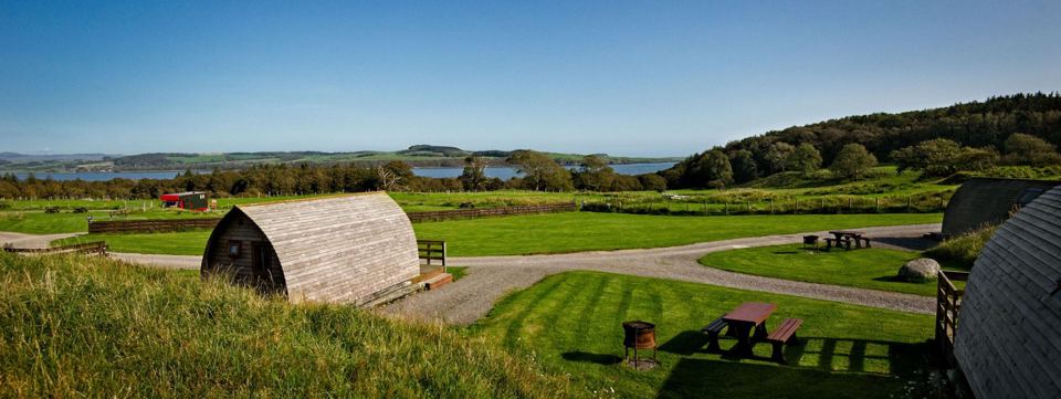 Wigwam pod with sea view