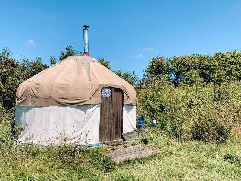 Yurt in the long grass