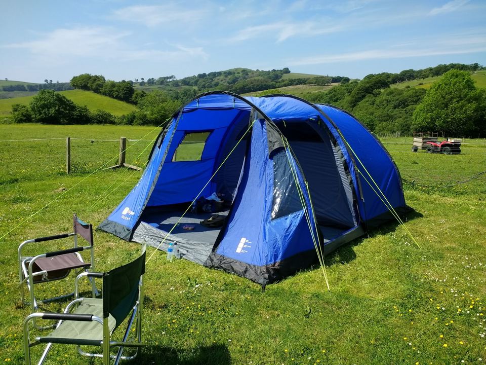 Tent on the grass