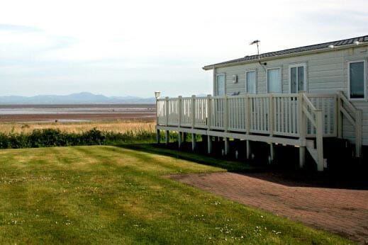 Caravan looking over the estuary