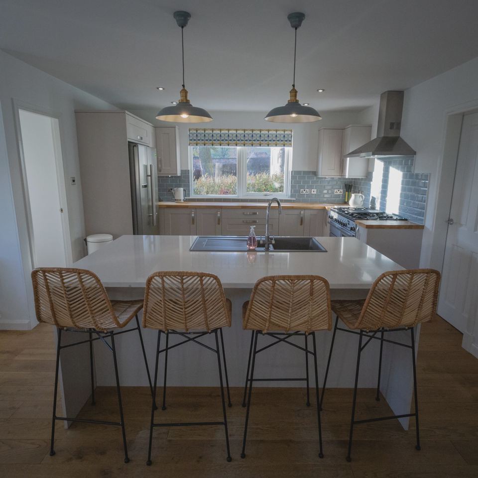 Kitchen and dining area