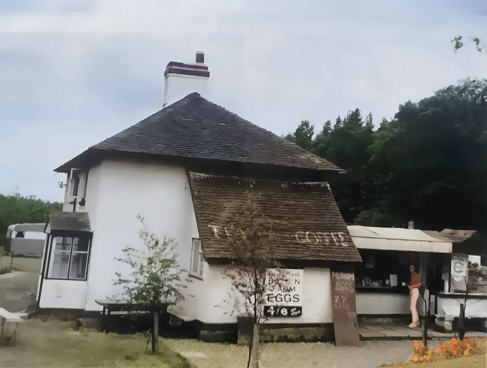 Tea hut by the car park