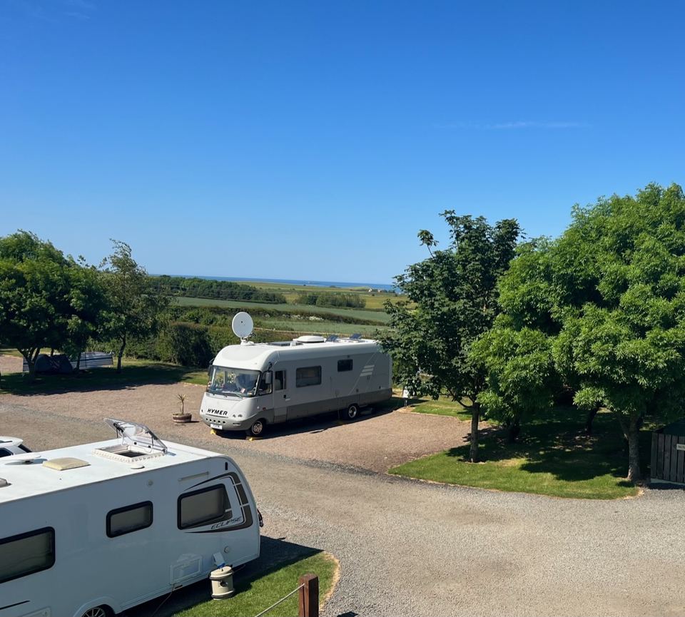 Motorhome with sea view
