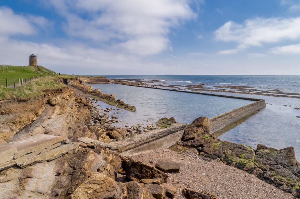 Tidal pool and shore