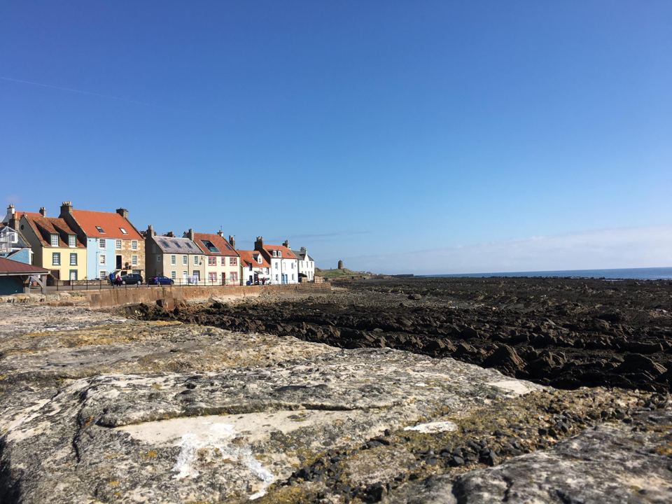 St Monans harbour houses