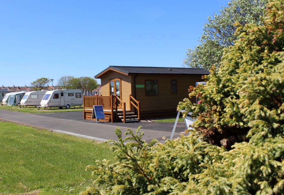 Touring pitches and a lodge