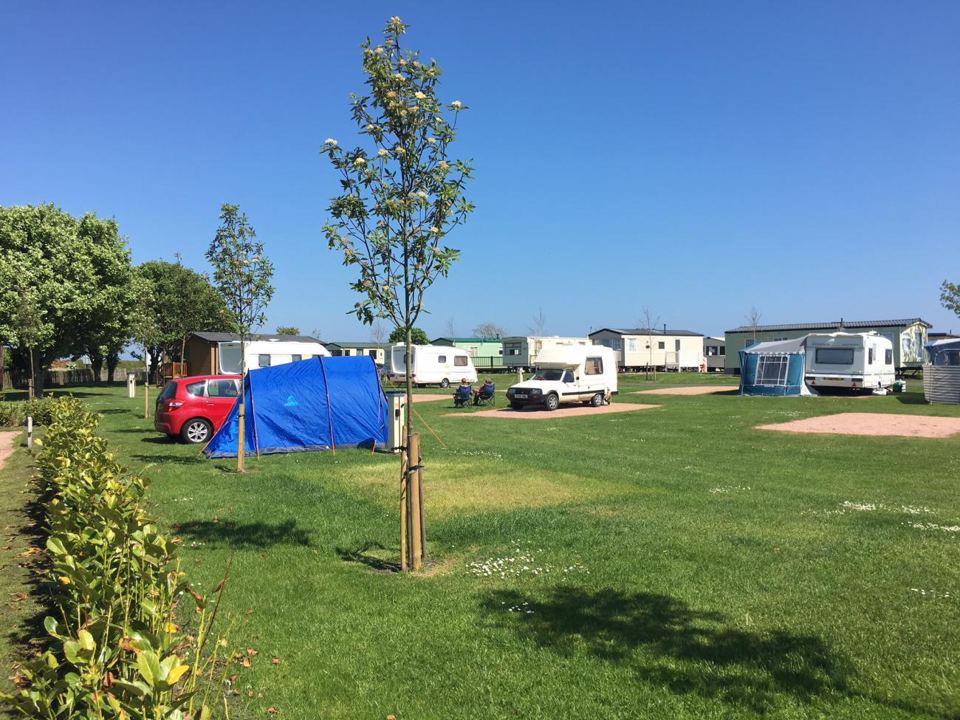 Tent and touring field