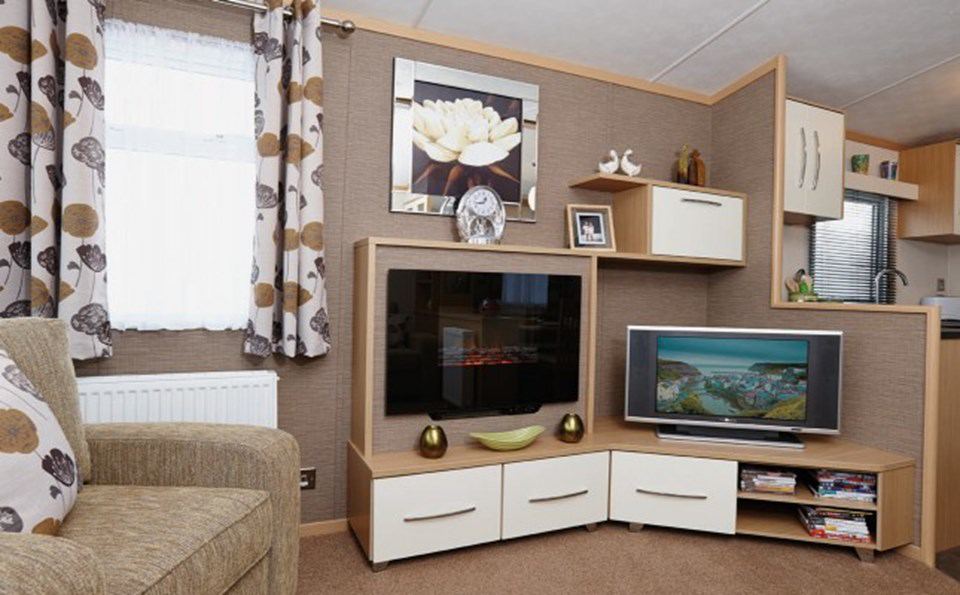 Caravan living area