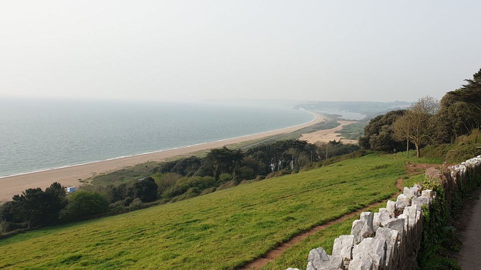 Coast path above the beach