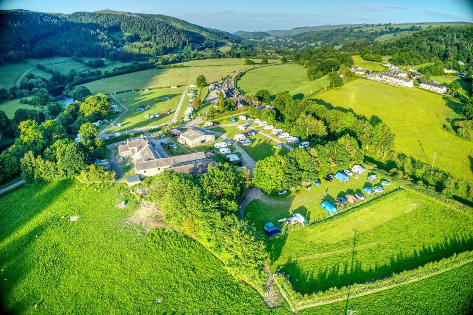 Site from above in the Dee Valley