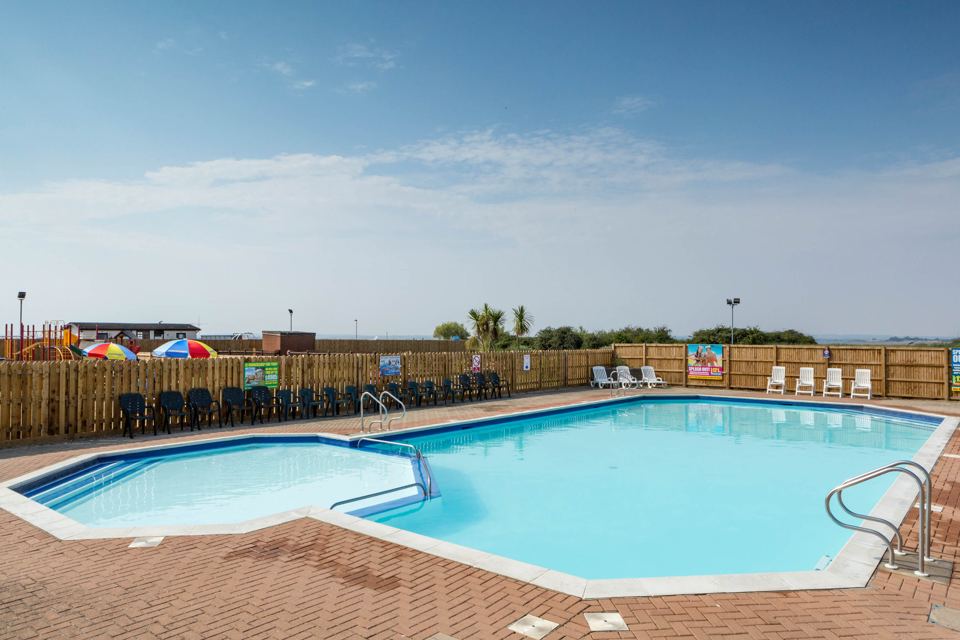 Pool with sea beyond