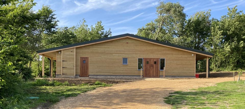New timber facilities building
