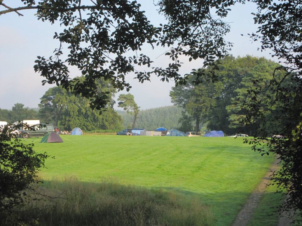 Tents on the camping field