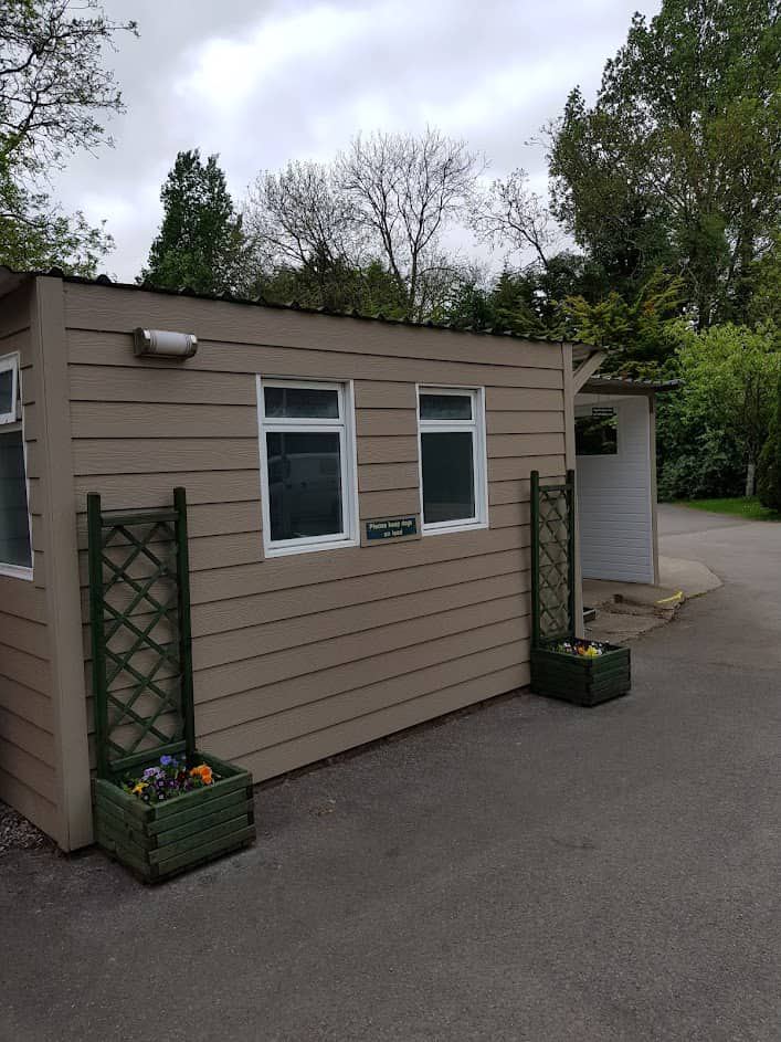 Toilet and shower block