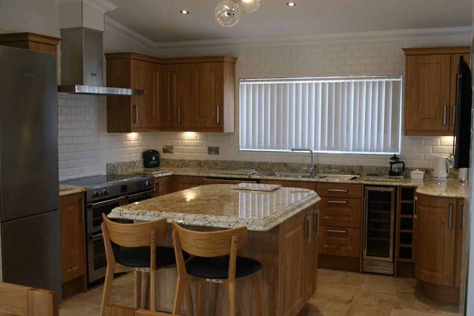 Fitted lodge kitchen