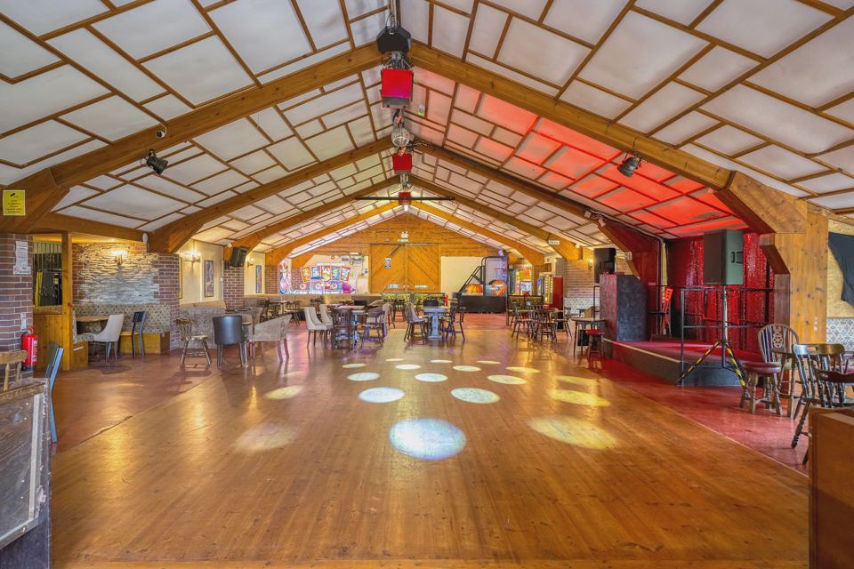 Entertainment hall with dance floor
