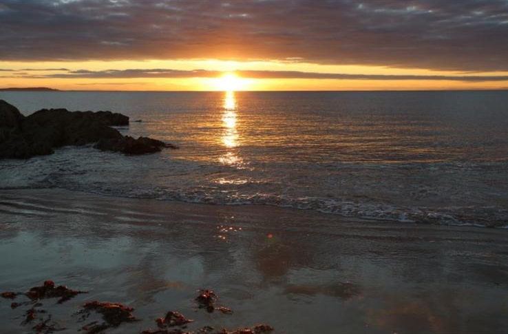 Sunset from the shore