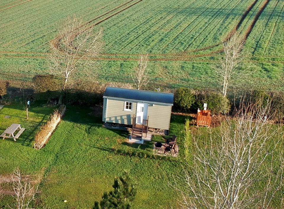 Shepherd's hut from above