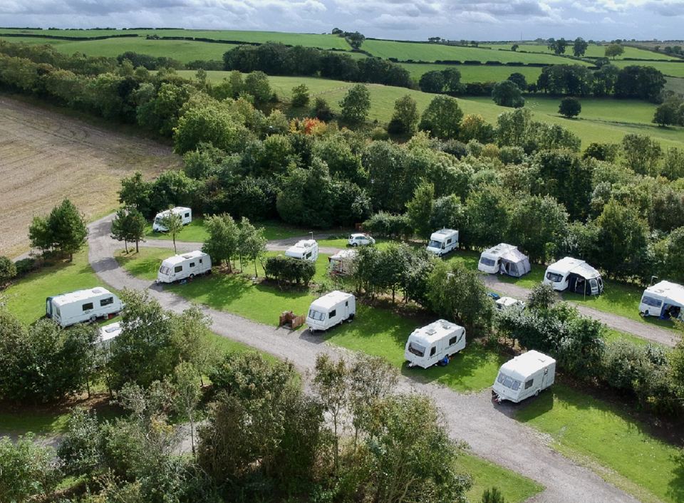 Touring pitches from above