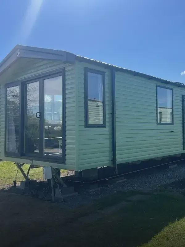 Rental caravan outside