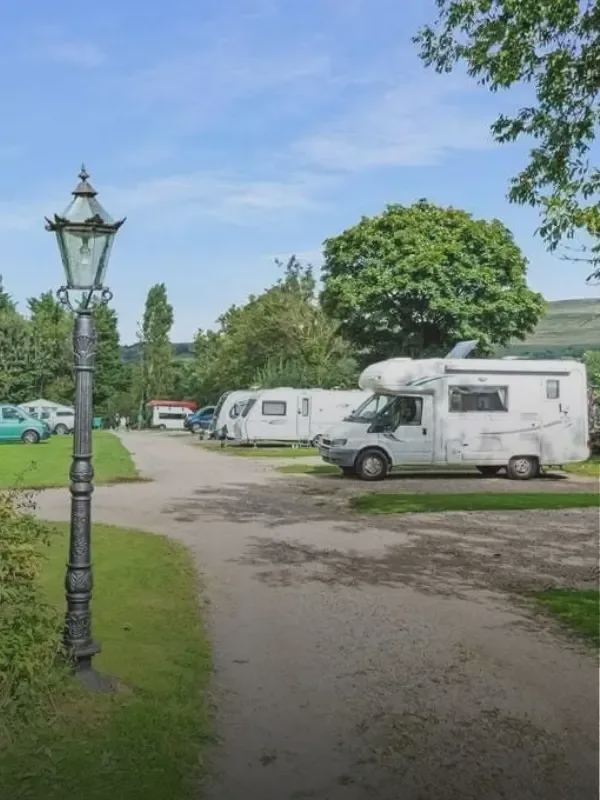 Touring pitches by the lamp post