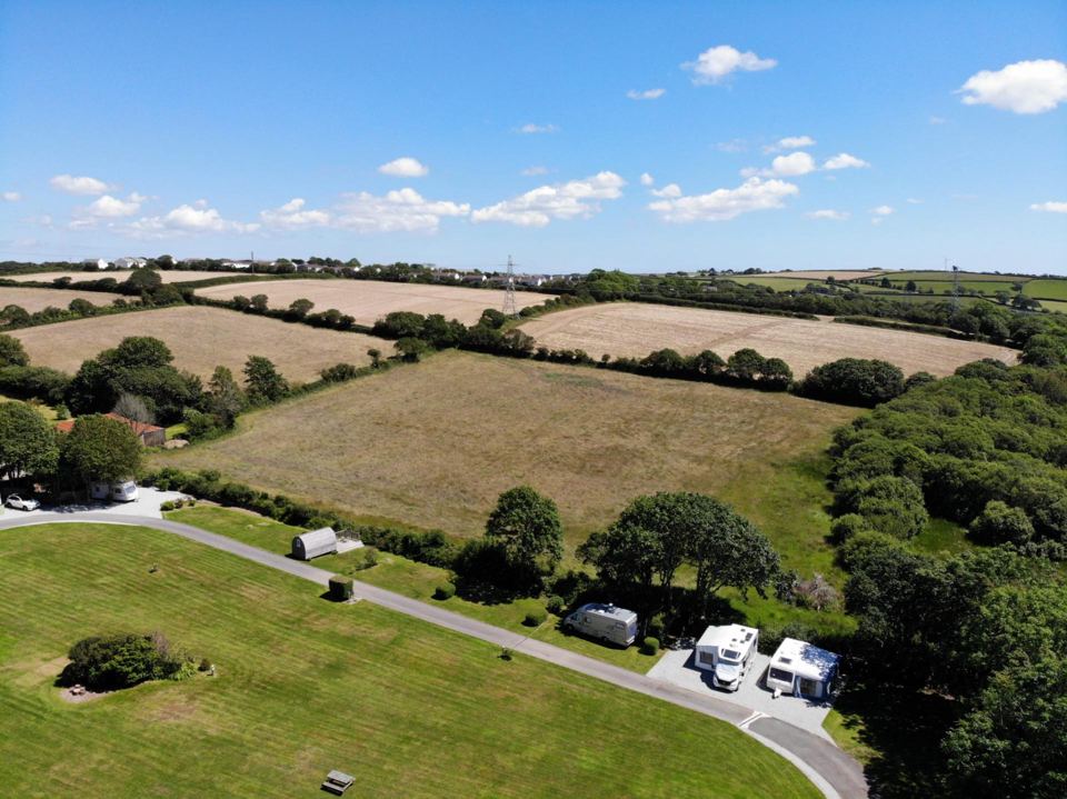 Fields around the park