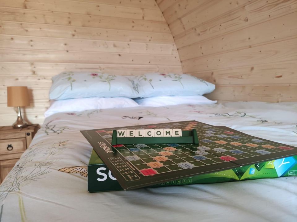 Pod bed made up