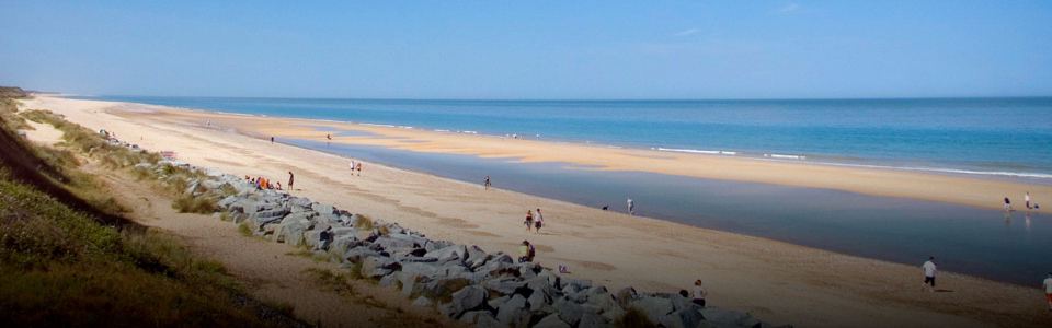 Beach near the park