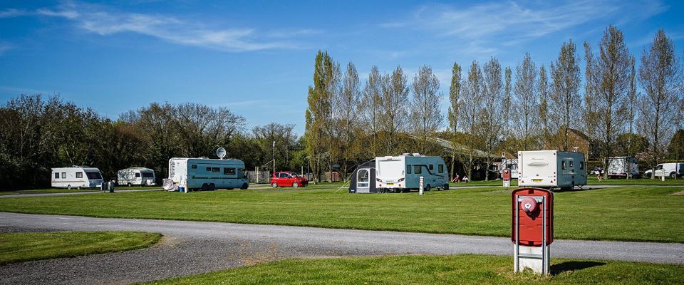 Serviced pitches on the main loop