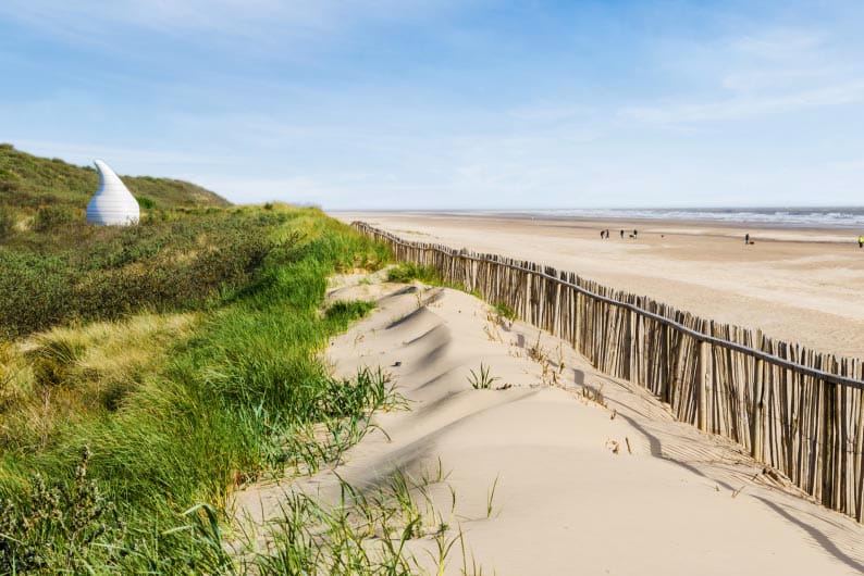 Dunes and sandy beach
