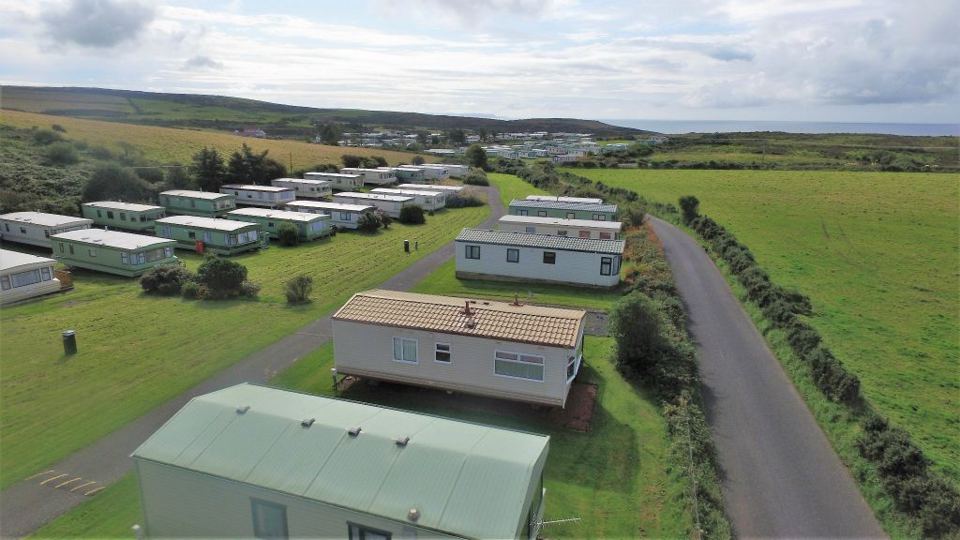 Rows of holiday homes