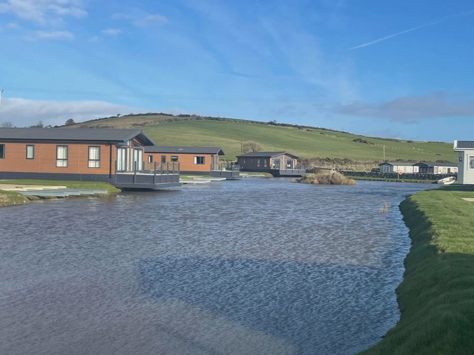 Lodges beside the loch