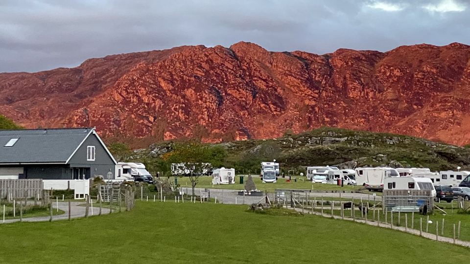Site below the red hill
