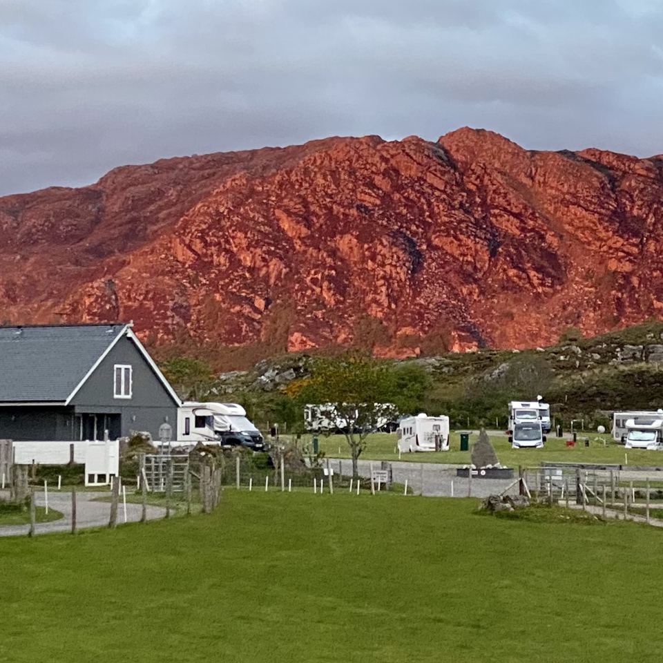 Site below the red hill