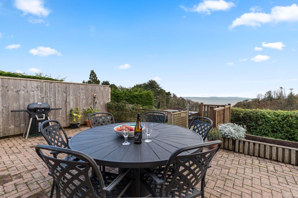 Terrace and dining table